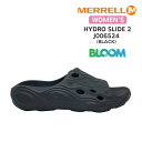 メレル MERRELL サンダル レディース J006524 WOMENS HYDRO SLIDE 2 ウィメンズ ハイドロ スライド 2 BLACK ブラック...