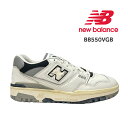 楽天EVER RICH【5％OFFクーポン】 ニューバランス new balance スニーカー BB550VGB Vintage Pack ヴィンテージパック メンズ レディース ユニセックス Dワイズ　WHITE GRAY ホワイト グレー シューズ バスケット ライフスタイル 定番 人気 モデル 楽天 通販 あす楽対応 送料無料