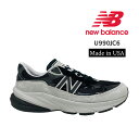 ニューバランス U990JC6 990 V6 スニーカー new balance メンズ Dワイズ made in USA ブラック グレー BLACK GRE...