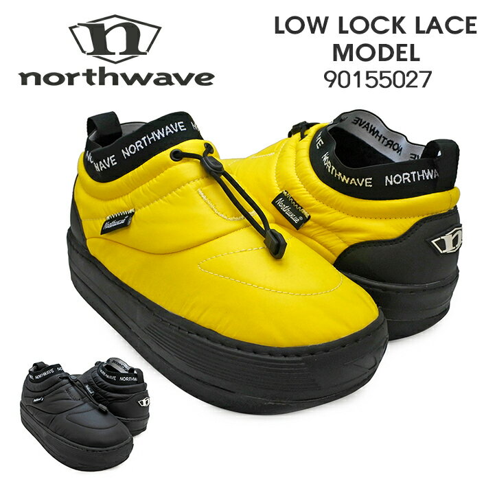 【5％OFFクーポン】 northwave ノースウェーブ スニーカー スリッポン メンズ LOW LOCK LACE MODEL ローロックレース モデル ナイロン 90155027 2色 BLACK YELLOW north wave 楽天 通販 あす楽対応