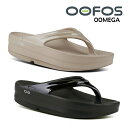ウーフォス OOFOS サンダル レディース OOmega ウーメガ トングサンダル ビーチサンダル リカバリーサンダル BLACK NOMAD ブラック ノマ...