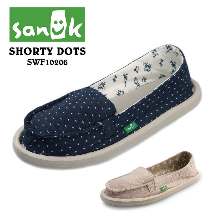 Xb| fB[X SANUK Tk[N SHOPTY DOTS VbveB[hbg SIDEWALK SURFERS SWF10206 V[Y XbvI  H ~ yV 