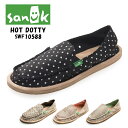 スリッポン レディース SANUK サヌーク HOT DOTTY ホットドート SIDEWALK SURFERS SWF10588 シューズ スリップオン おしゃれ 秋 冬 楽天 送料無料