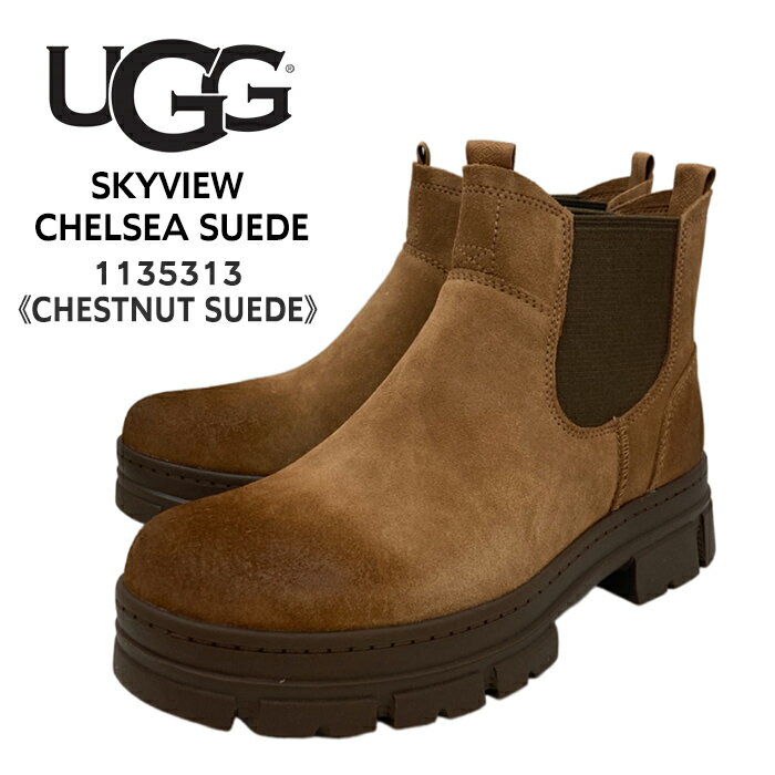 AO UGG u[c Y 1135313 SKYVIEW CHELSEA SUEDE XJCr[ `FV[ TChSA CHESTNUT uE hU[ XG[h ~ h ᓹ J̓ yV ʔ 