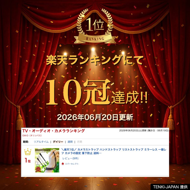 ＼楽天1位／ カメラストラップ ハンドストラップ リストストラップ ミラーレス 一眼レフ カメラの固定 落下防止 送料無料 2