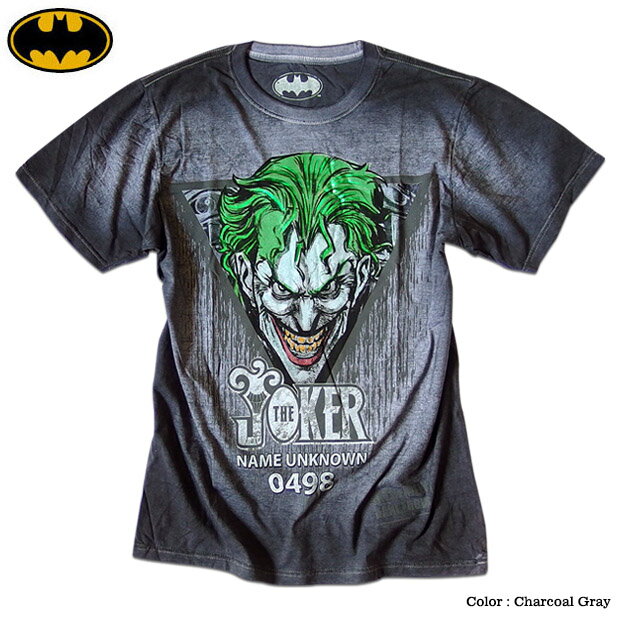 【クロネコゆうパケット便で送料無料 】ジョーカー Tシャツ メンズ バットマン BATMAN JOKER グッズ 半袖 シャツ アメコミ DCコミックス 箔プリント 誕生日プレゼント