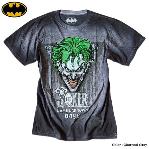 【クロネコゆうパケット便で送料無料!!】ジョーカー Tシャツ メンズ バットマン BATMAN JOKER グッズ 半袖 シャツ アメコミ DCコミックス 箔プリント 誕生日プレゼント