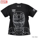 MARVEL アイアンマン マーベル Tシャツ メンズ 半袖 レディース キャラクター トニー スターク アメコミ tシャツ グッズ アベンジャーズ スパイダーマン ベノム ハルク キャプテンアメリカ ブラックパンサー 誕生日プレゼント