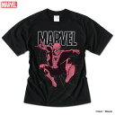 【クロネコゆうパケット便で送料無料】 マーベル Tシャツ MARVEL メンズ スパイダーマン tシャツ レディース キャラクター プリント 半袖 アメコミ アベンジャーズ Avengers ヒーロー グッズ ブラック ペアルック ダンス ストリート ユニセックス 誕生日プレゼント ギフト