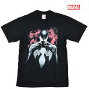 【クロネコゆうパケット便で送料無料】 MARVEL スパイダーマン メンズ マーベル Tシャツ 半袖 アメコミ レディース アベンジャーズ ヴェノム ハルク キャラクター グッズ ストリート ダンス ロゴ プリント ブラック tシャツ 誕生日プレゼント