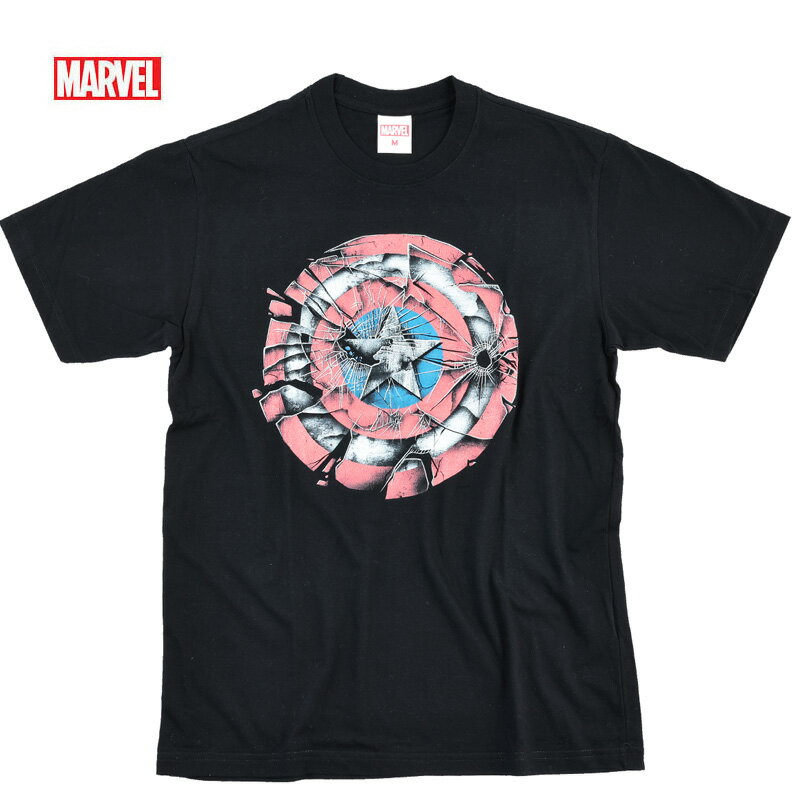 【クロネコゆうパケット便で送料無料】 マーベル Tシャツ MARVEL メンズ キャプテンアメリカ アベンジャーズ 半袖 Tシャツ アメコミ スパイダーマン ヴェノム ハルク キャラクター グッズ ストリート ダンス ロゴ プリント ブラック tシャツ 誕生日プレゼント