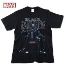 【クロネコゆうパケット便で送料無料】 MARVEL マーベル Tシャツ ブラックパンサー スパイダーマン tシャツ メンズ 半袖 BLACK PANTHER アメコミ アベンジャーズ ドクターストレンジ キャプテンアメリカ キャラクター グッズ ダンス ブラック ペアルック 誕生日プレゼント