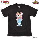 ドクタースランプ アラレちゃん Tシャツ メンズ あられちゃん 半袖 レディース アニメ ブラック キャラクター 可愛い コレクター ダンス うんちくん がっちゃん スッパマン ニコチャン大王 誕生日プレゼント ギフト ペアルック