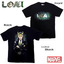 楽天EVERSOUL PLUS 公式 メンズ通販【クロネコゆうパケット便で送料無料!!】 MARVEL マーベル ロキ Tシャツ LOKI メンズ 半袖 映画T アメコミ キャラクター tシャツ ムーンナイト ファルコン ハルク アベンジャーズ キャラクター グッズ ダンス ストリート ブラック ペアルック 誕生日プレゼント ギフト