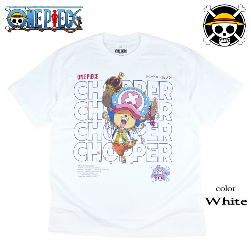 ONE PIECE Tシャツ ワンピース ルフィ サンジ ゾロ ナミ ロビン チョッパー ブルック フランキー ウソップ メンズ 半袖 アニメ グッズ レディース 麦わら海賊団 トナカイ ドクロ 海外モデル 誕生日プレゼント ギフト ペアルック 日本未発売インポート【メール便送料無料】