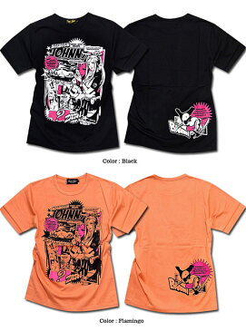 キャラクター プリント Tシャツ メンズ 日本製 半袖 tシャツ アメコミ 大人「EVERSOUL x jb style」アメコミジョニーコラボTシャツ！