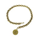 【中古】CHANEL シャネル 94P チェーンベルト CC ココマーク ゴールド メタル GP ラウンドプレート