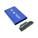 【USB 3.0対応 】【アルミ ケース】 2.5インチ HDD SSD ハード ディスク 外付け SATA 3.0 USB 接続 【ブルー】 Windows 2000/Windows 98/ XP /Vista/ 7/ 8/10,Lunix,Mac OS 9.1/10.8.4以上などシステムを対応