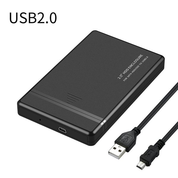 【新作品 USB 2.0 接続タイプ】 2.5インチ HDD/SSD ケース SATA ハードディスクケース 4TBまで 9.5mm/7mm厚両対応 工…