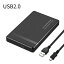 ڿ USB 2.0 ³ס 2.5 HDD/SSD  SATA ϡɥǥ 4TBޤ 9.5mm/7mmξб  ڥ֥å