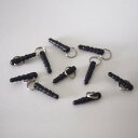 3.5mm イヤホン 端子ジャック用 コネクター カバー 端子カバー 保護 カバーキャップ カラー ブラック 10個セット