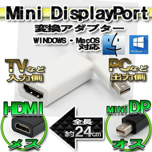 mini DP to HDMI Ѵץ ߥ˥ǥץ쥤ݡȡڥۥ磻ȡ ꤷ ݡ