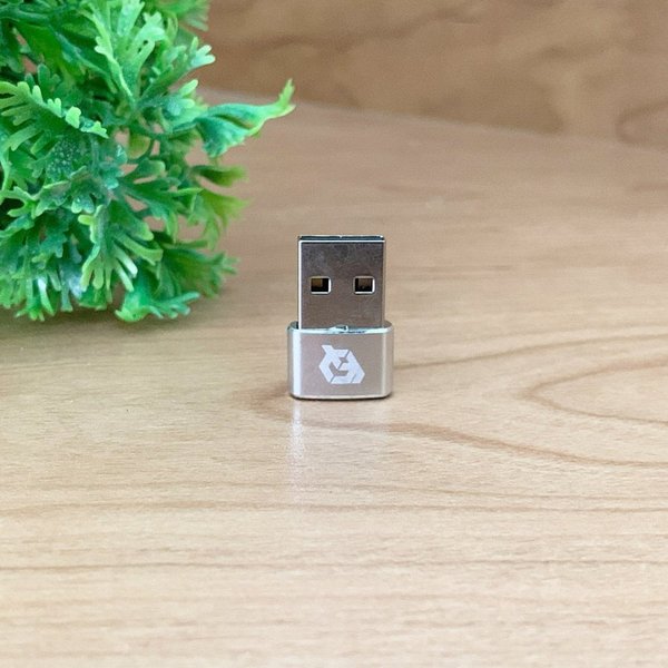 USB Type C ケーブル → USB端子 （Type-A） に変換する アダプター x1 【シ ...