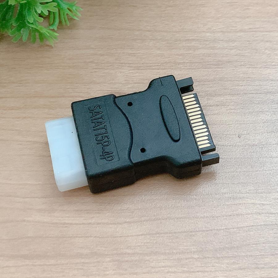 SATA 端子を IDE 端子に 変換アダプター SATA 15Pin (オス) → IDE 4Pi ...