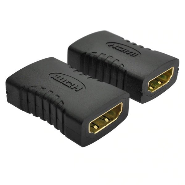 【2個セット】HDMI と HDMI延長 コネクター アダプター HDMI (メス) to HDMI (メス) 金メッキ 延長 HDMIケーブル （オス）同士を...