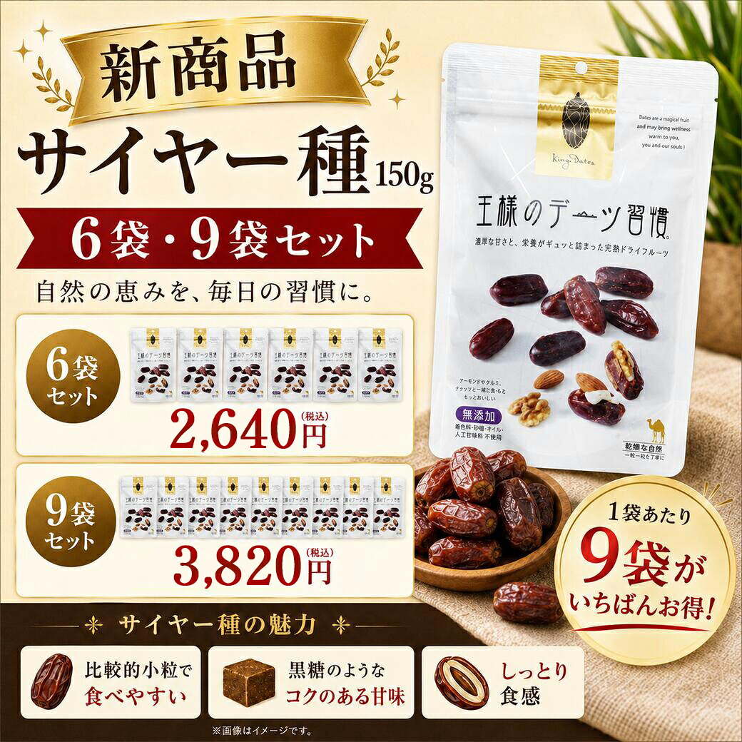 【400円クーポン】デーツ 450g〜 王様のデーツ習慣 ドライフルーツ 《 種なし オーガニック 砂糖不使用 低GI スーパーフード サイヤー種 マジョール種 無添加 無着色 イラン産 アメリカ産 ナツメヤシ 鉄分 食物繊維》 everydates-10000012 エブリデーツ サンプル画像3