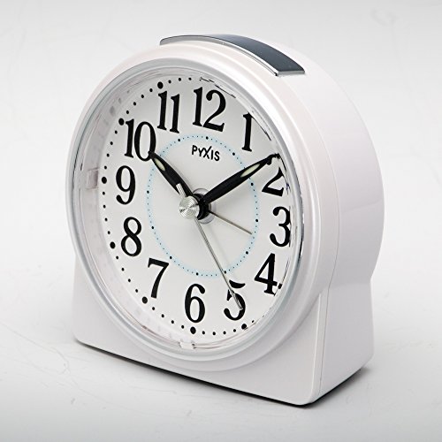 セイコー クロック 目覚まし時計 アナログ PYXIS ピクシス 白 パール NR439W SEIKO [2]