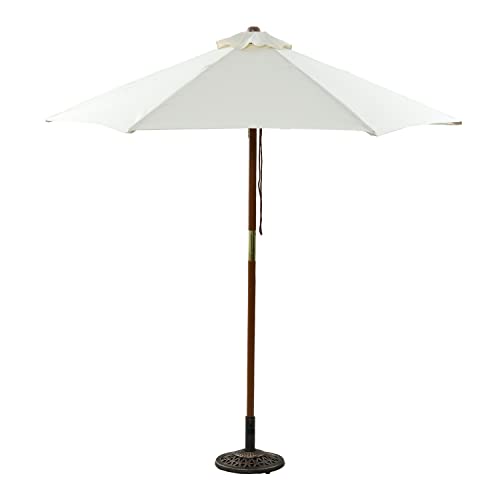 クラシック・アイボリー 直径:210cm NMP-21(IV)・・Color:アイボリーSize:直径:210cm・【商品仕様】本体サイズ:幅210×奥行210×高さ221cm、支柱径:3.7cm/重量:4.5kg/材質:支柱=天然木、生地=ポリエステル/カラー:アイボリー・【特徴】お庭、ベランダ、バルコニーなどの日除けに便利な木製パラソルです(一部取付品)。紐を引くだけで簡単に設置できます。パラソルの開き具合はお好みで3段階調節できます。[直径約199/204/210cm] 雨にぬれても水を弾くので、お手入れも簡単です。説明 ●お庭、ベランダ、バルコニーなどの日除けに便利な木製パラソルです。(一部取付品) ●直径:210cmタイプ。 ●紐を引くだけで簡単に設置できます。 ●パラソルの開き具合はお好みで3段階調節できます。[直径約199/204/210cm] ● 雨にぬれても水を弾くので、お手入れも簡単です。 ※パラソルスタンドは付属しておりません。 ※パラソルスタンドのみでは設置が安定しない場合がございます。