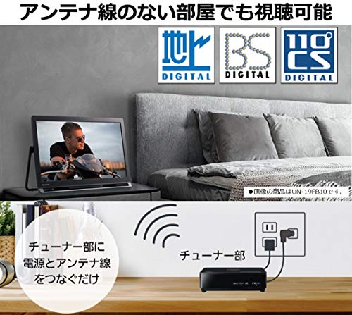 エブリデイ・ダイレクトのパナソニック 19V型 ハイビジョン ポータブル 液晶テレビ プライベート・ビエラ ブラック UN-19F10-K｜アングル2