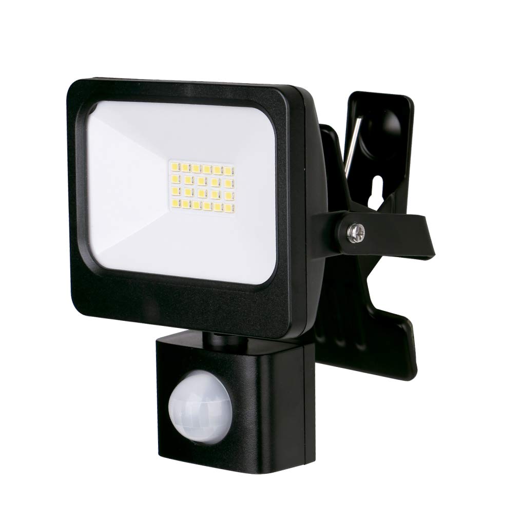 ・ブラック M9W-SLED・電源：家庭用電源（AC100V）　電源コード長　約1.5m・明るさ：約700ルーメン・探知エリア：約10m×180°・点灯時間：約10秒〜4分（調整可能）・消費電力：約9.5W（点灯時）、約1W（スタンバイ時）