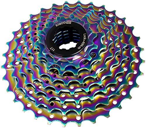 GORIX ゴリックス スプロケット オイルスリック (GX-CASSETTE) 耐久性 耐摩耗性 自転車 スプロケ ロードバイク カセットスプ