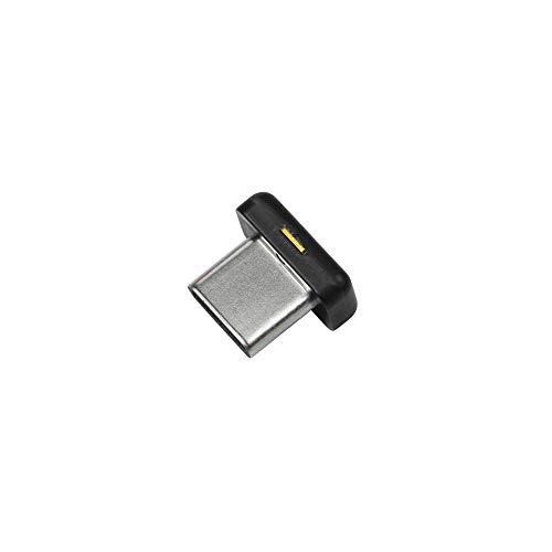 ・ブラック YubiKey 5C Nano 5060408461518・・Size:YubiKey 5C Nano・セキュリティキー: Yubico YubiKey 5C Nanoセキュリティキーで2つの要因認証を使用することで、オンラインアカウントを不正アクセスから保護しましょう。 世界で最も保護されている USB セキュリティキーで、多くのオンラインサービスやアプリに対応できます。・FIDO:YubiKey 5C NanoはFIDO認定を受けており、Google ChromeおよびWindows、Mac OSまたはLinuxのFIDO準拠アプリケーションに対応しています。 あなたのログインを守り、Gmail、Facebook、Dropbox、Outlook、LastPass、Dashlane アカウント、1パスワードなどを保護します。・USB-Cポートに適合: 登録後、各サービスにYubiKey PCセキュリティキーをUSB-Cポートに挿入し、タップしてアクセスできるように要求されます。 この超コンパクトなサイズは、ポートに留まらないように設計されており、どこででも説明 Yubico - YubiKey 5C Nano - 二要素認証（2FA）セキュリティキー、USB-Cで接続、コンパクトサイズ、FIDO認証 - オンラインアカウントを保護