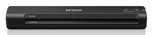 エプソン スキャナー ES-50 (モバイル/A4/USB対応/ブラック) エプソン スキャナー ES-50 (モバイル/A4/USB対応/ブラック)