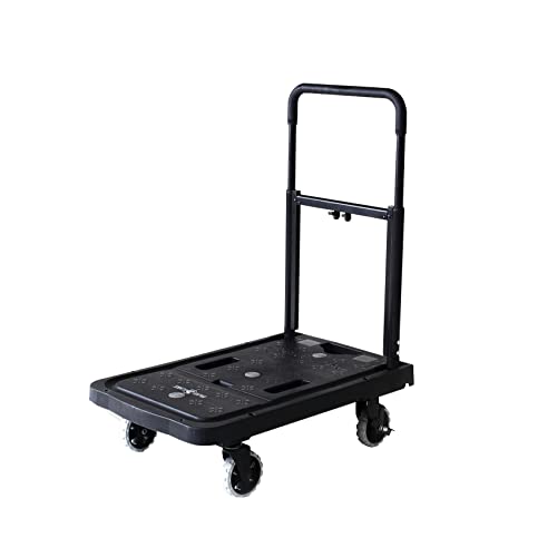 樂天商城 - 花岡車輌 フラットカート 車輪も折りたためる台車 F-CART02 ブラック