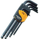 TRUSCO(トラスコ) ボールポイント六角棒レンチセット(標準タイプ)16本入 TBR-16S