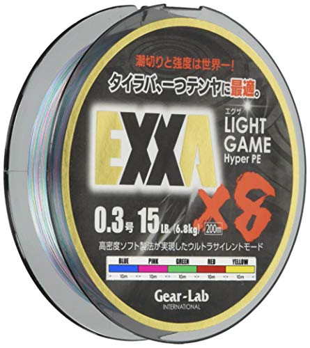 Gear-Lab() PE饤 EXXA 200m 0.3 15LB(6.8kg) 8 5