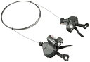 シマノ(SHIMANO) シフティングレバー(ROAD) SL-4700-P 左右セット 2×10S ・付属/ブラックシフトケーブル ISL47