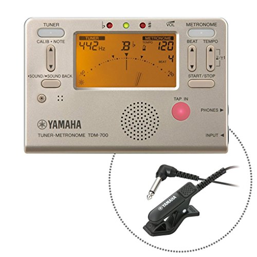ヤマハ YAMAHA チューナーメトロノーム TDM-700GM チューナーとメトロノームが同時に使えるデュアル機能搭載 チューナー専用マイクロ