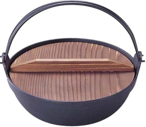 Seiros - 岩鋳 Iwachu ふる里鍋 深型30 黒焼付 内径29cm IH対応 南部鉄器 21011