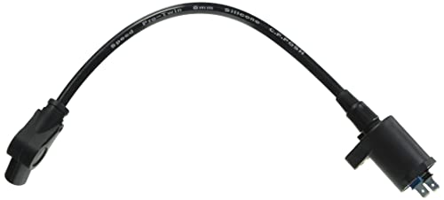 ポッシュ(POSH) レーシングイグニッションコイル黒+スピードプロツインコード黒 12Vモンキー ゴリラ APE50 APE100 XR50