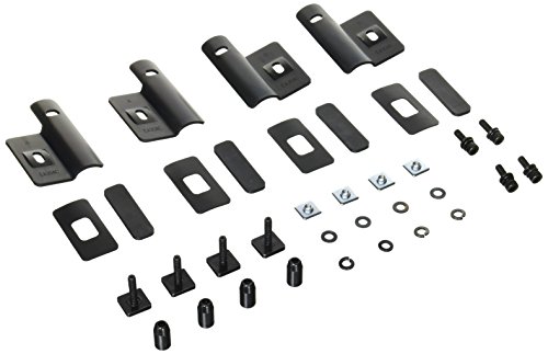 Terzo テルッツォ (by PIAA) ルーフラック オプション 4個入 エアロバークランプ ブラック (対応可能品番:EA303/EA30