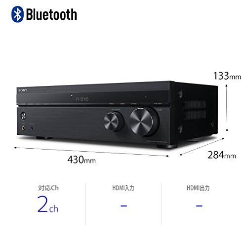 ソニー ステレオアンプ Bluetooth フォノ入力対応 STR-DH190