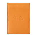 ロディア ロディア ミニ3穴システム手帳 RHODIA オーガナイザー(11×8cm リング径11mm 山羊革) ブリオン オレンジ cf11ogz02-