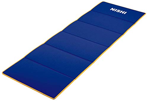 ・ブルー F NT7922A・・Color:ブルー・ヨガやエクササイズ、筋肉などのトレーニング、運動時に床に敷いて使用するマット。 キャリングハーネス付きで、収納や持ち運ぶ際は六ツ折(幅610×長さ300×厚さ46mm)にできるので、ヨガスタジオ等への持ち運びも可能です。 (br) 材質:(表面)ポリエステル生地、(芯材・裏面)発泡ポリエチレン(br) サイズ:(W)610×(L)1820×(T)7mm重量:約520g・ヨガやエクササイズ、筋肉などのトレーニング、運動時に床に敷いて使用するマット。下の階への防音にもなります。・キャリングハーネス付きで、収納や持ち運ぶ際は六ツ折(幅610×長さ300×厚さ46mm)にできるので、ヨガスタジオ等への持ち運びも可能です。・材質:(表面)ポリエステル生地、(芯材・裏面)発泡ポリエチレン・サイズ:(W)610×(L)1820×(T)7mm説明 ヨガやエクササイズ、筋肉などのトレーニング、運動時に床に敷いて使用するマット。 キャリングハーネス付きで、収納や持ち運ぶ際は六ツ折(幅610×長さ300×厚さ46mm)にできるので、ヨガスタジオ等への持ち運びも可能です。 材質:(表面)ポリエステル生地、(芯材・裏面)発泡ポリエチレン サイズ:(W)610×(L)1820×(T)7mm重量:約520g