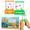 (ヨヤ・トーイズ) YoYa Toys 手持ち式ウォーターゲーム - フィッシュリング投げとバスケットボール・アクア・アーケードおもちゃの2個セ