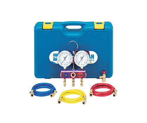 イチネンTASCO マニホールドセット TA15EC R410A/R32 チャージバルブ付 エアコン工具